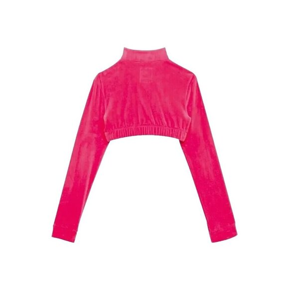 adidas x Jeremy Scott Originals Track Top Velour Solar Pink Size Small H50967 - Picture 3 of 9